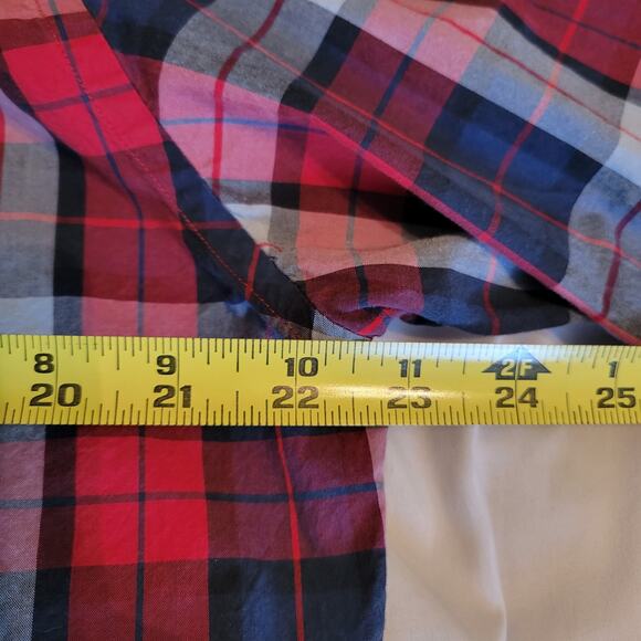 J Crew Mens size XL Slim Button Down Color Plaid Long Sleeve - Picture 9 of 9